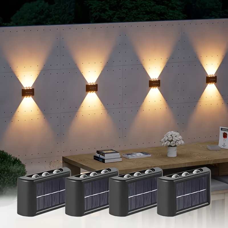 Outdoor Lighting House - Lampada Solare LED da Esterno Impermeabile,