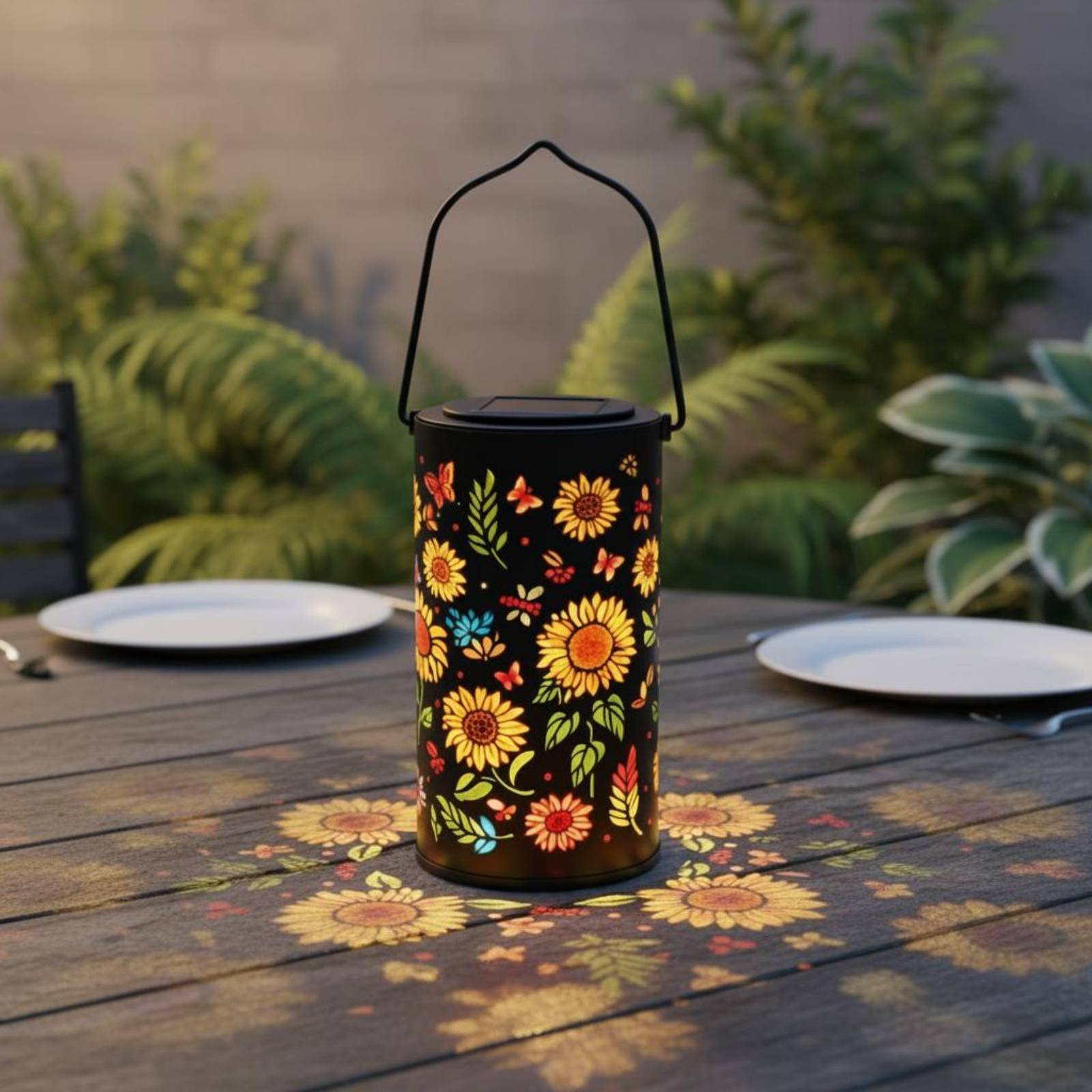 Solar Lantern Hanging - Lanterna Solare Colorata a Forma di
