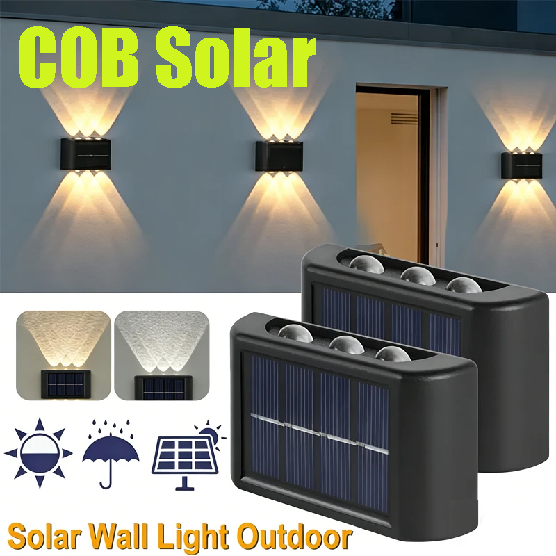 Wall Lighting Outdoor - Lampada Solare da Parete COB per