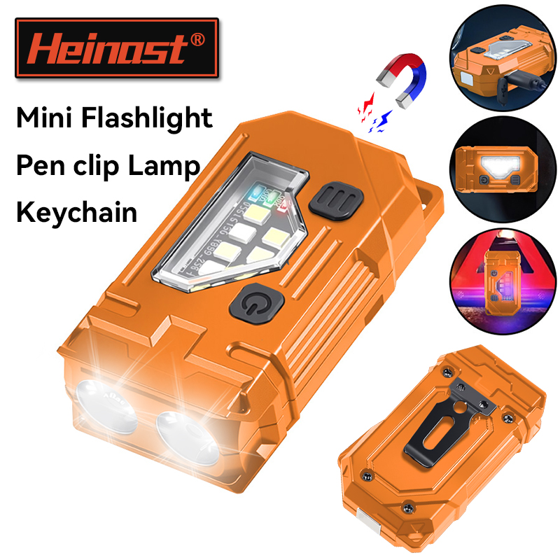 Outdoor Lighting House - Mini portachiavi torcia EDC torcia magnetica