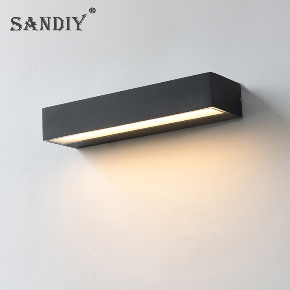 Outdoor Yard Lighting Fixtures - SANDIY Lampada da parete esterna Moderna