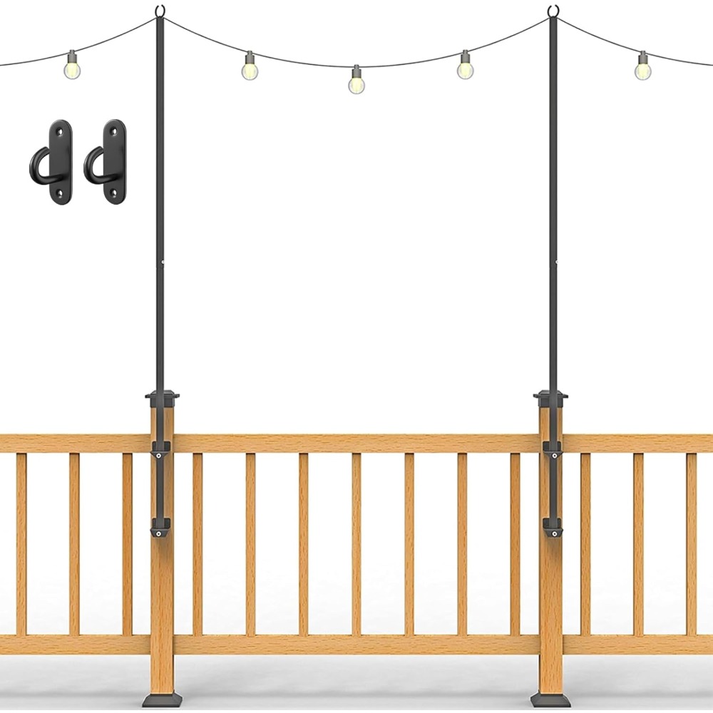 Wall Lighting Outdoor - Confezione da 2 pali luminosi a