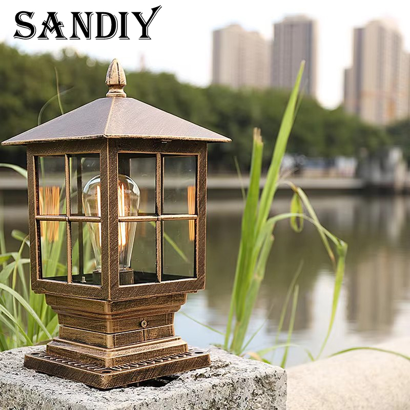 Outdoor Yard Lighting Fixtures - Luci per pali da esterno Lanterna
