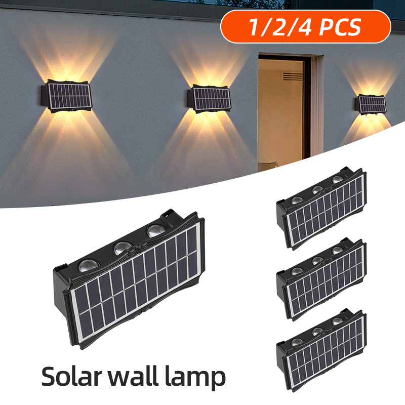 Outdoor Yard Lighting Fixtures - Luci solari lampada da parete a