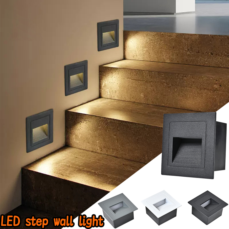 Outdoor Lighting On Stairs - Lampada da parete a LED per