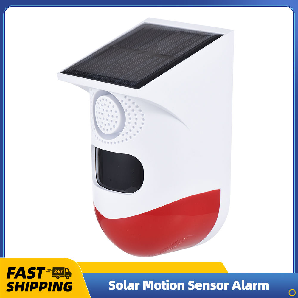 Outdoor Lighting With Motion Sensor - Allarme sensore di movimento solare Sirena