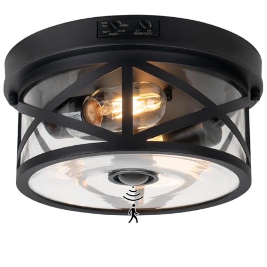 Outdoor Lighting With Motion Sensor - Lampada da soffitto per esterni con