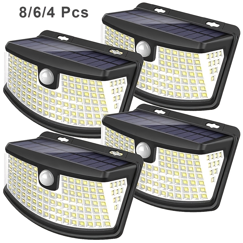 Outdoor Lighting With Motion Sensor - 8/6/4 Confezioni di Luci Solari con