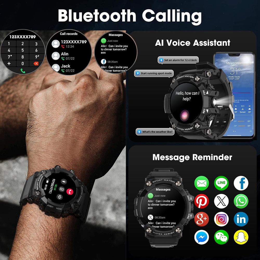 Smartwatch Outdoor Realtek con - Outdoor Lighting Ip Rating recensione e prezzo
