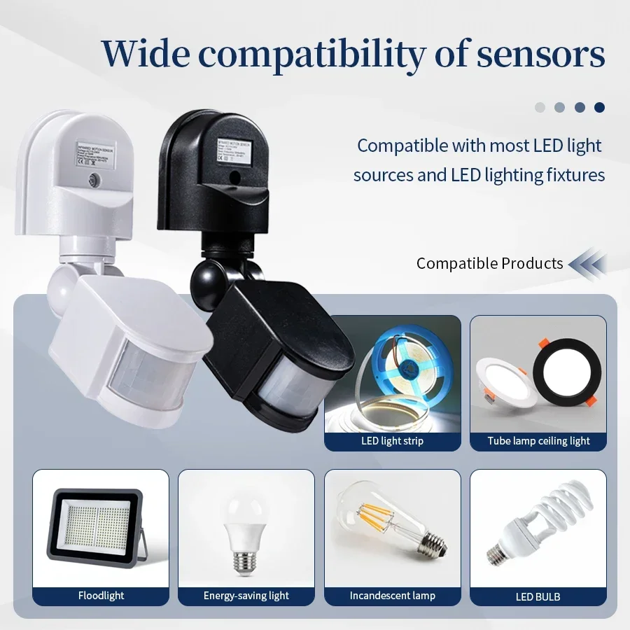 110-240V PIR Sensore di movime - Outdoor Lighting With Motion Sensor recensione e prezzo