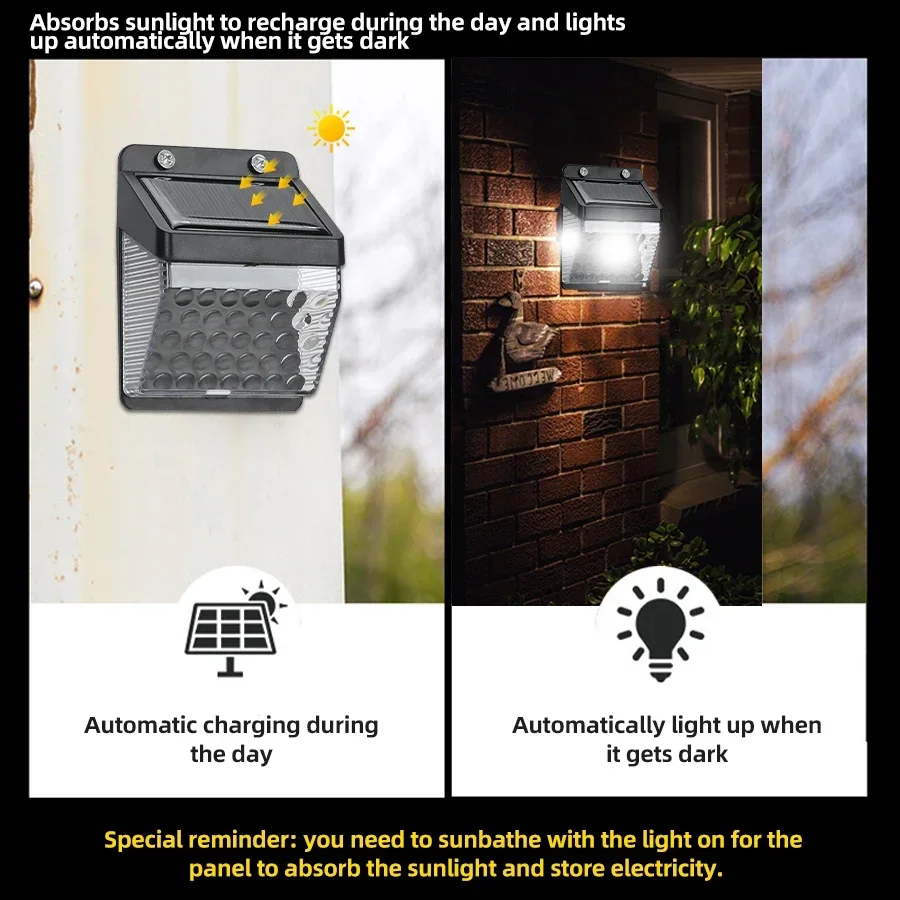 Lampada Solare LED con Sensore - Wall Lighting Outdoor recensione e prezzo