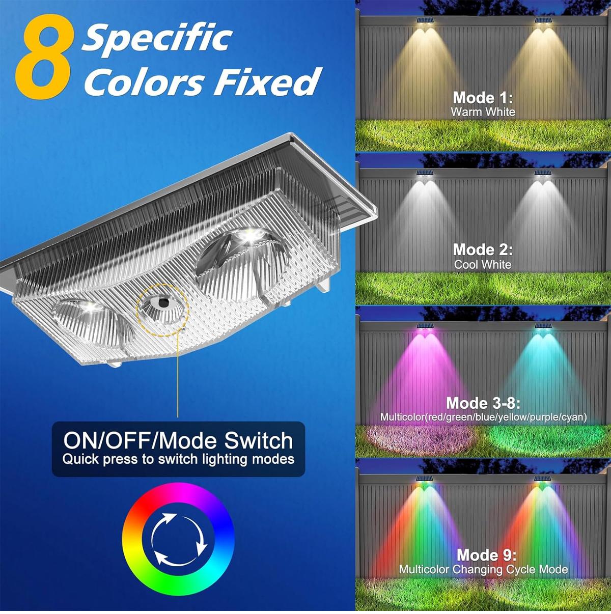 4 Pezzi Luci Solari a LED per  - Outdoor Yard Lighting Fixtures recensione e prezzo