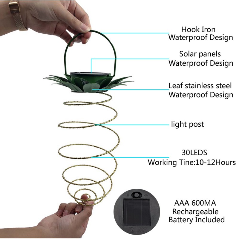 Luce Solare a LED con Filo di  - Solar Lantern Hanging recensione e prezzo