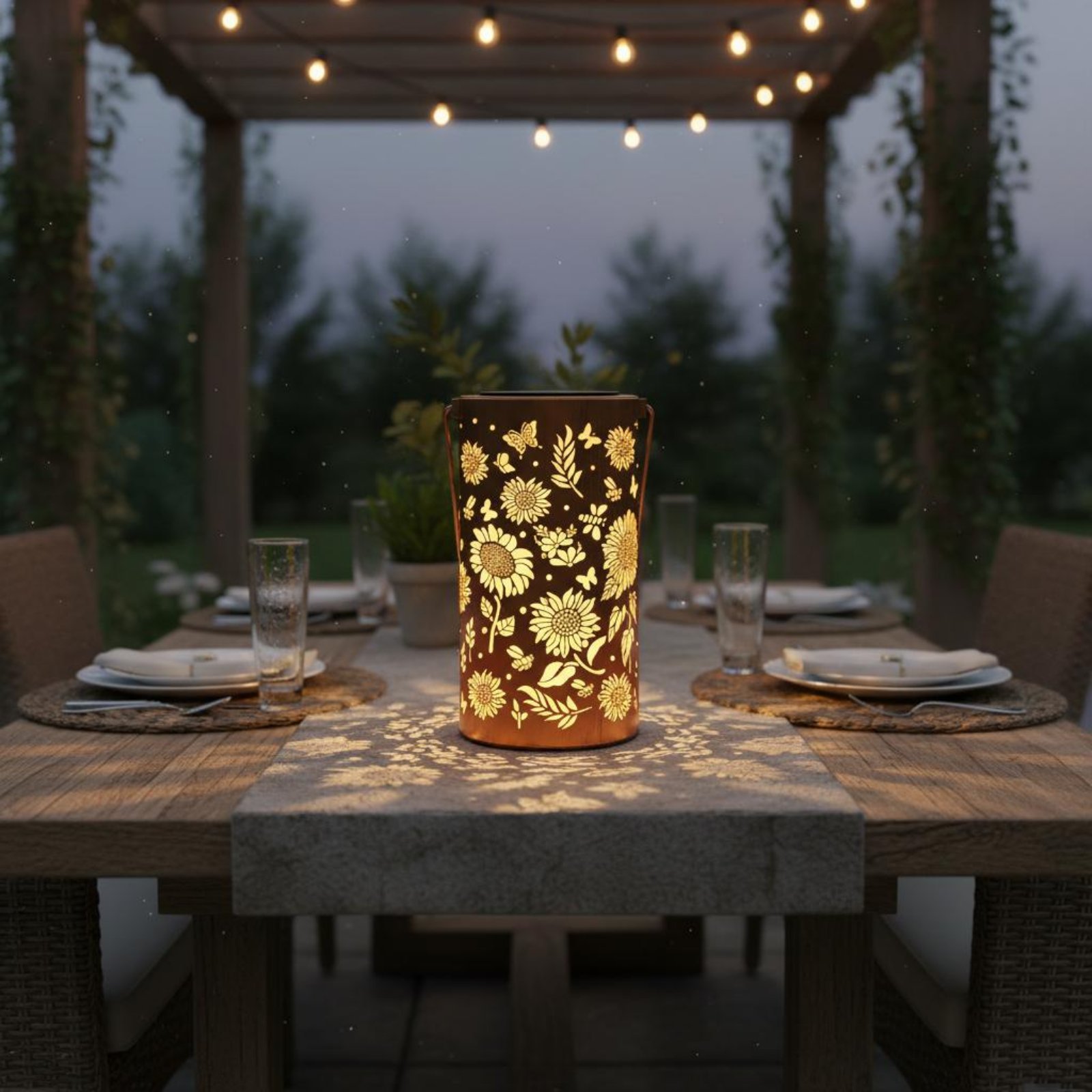 Lanterna Solare Colorata a For - Solar Lantern Hanging recensione e prezzo