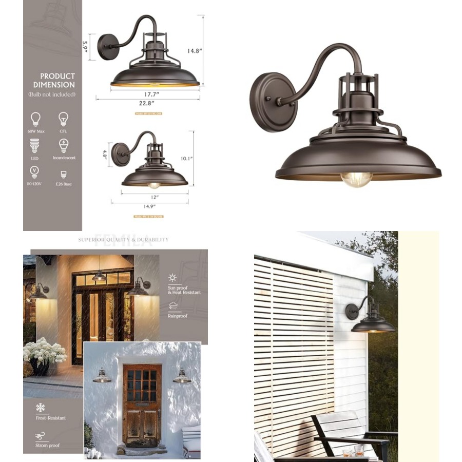 Lampada da Esterno Stile Fieni - Wall Lighting Outdoor recensione e prezzo