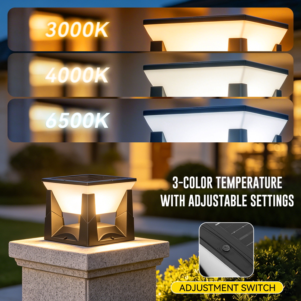 Lampada Solare a 3 Colori per  - Outdoor Yard Lighting Fixtures recensione e prezzo