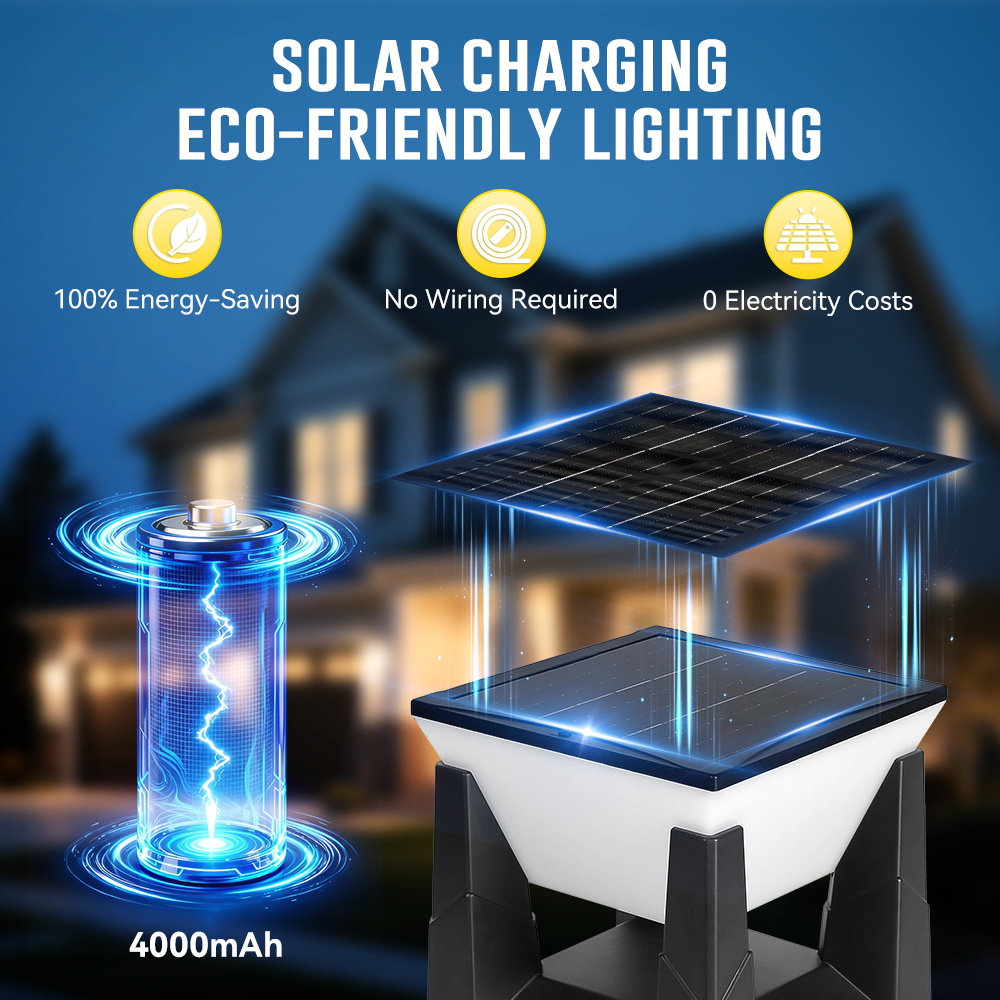Lampada Solare a 3 Colori per  - Outdoor Yard Lighting Fixtures recensione e prezzo