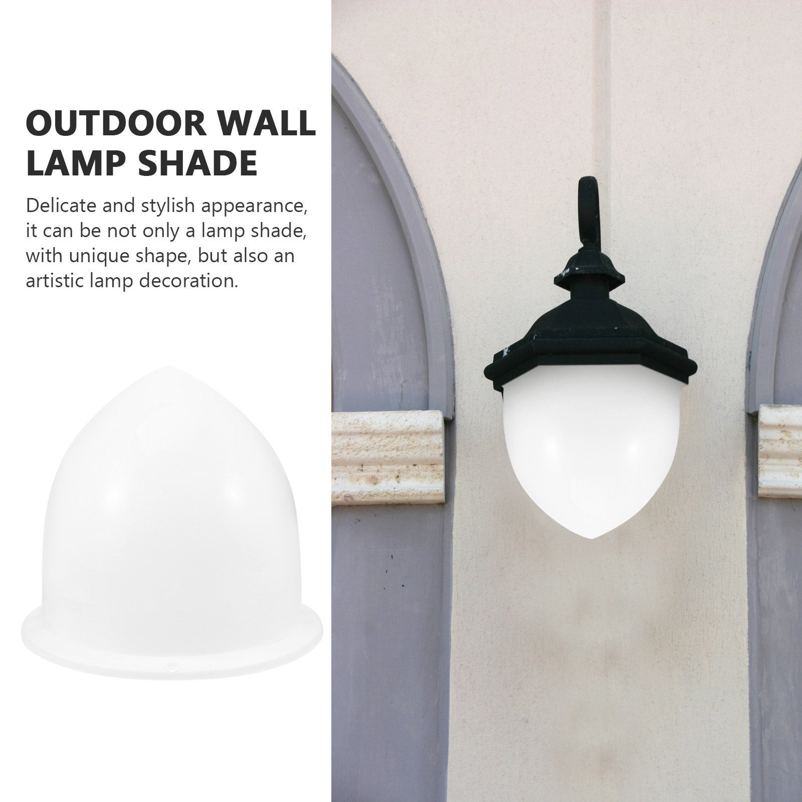 Paralume in Plastica a Forma d - Outdoor Yard Lighting Fixtures recensione e prezzo