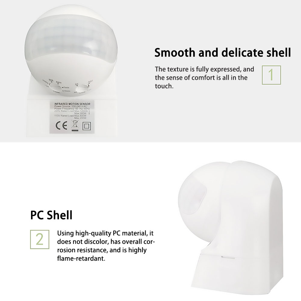 Sensore di Movimento PIR a Inf - Outdoor Lighting With Motion Sensor recensione e prezzo