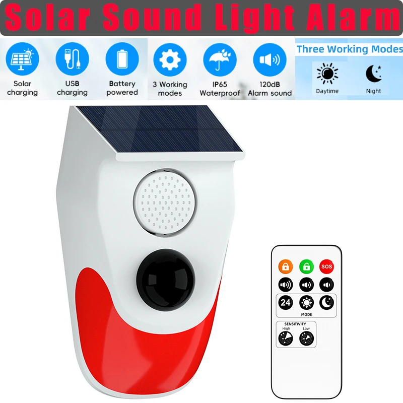 Allarme sonoro solare Sensore  - Outdoor Lighting With Motion Sensor recensione e prezzo