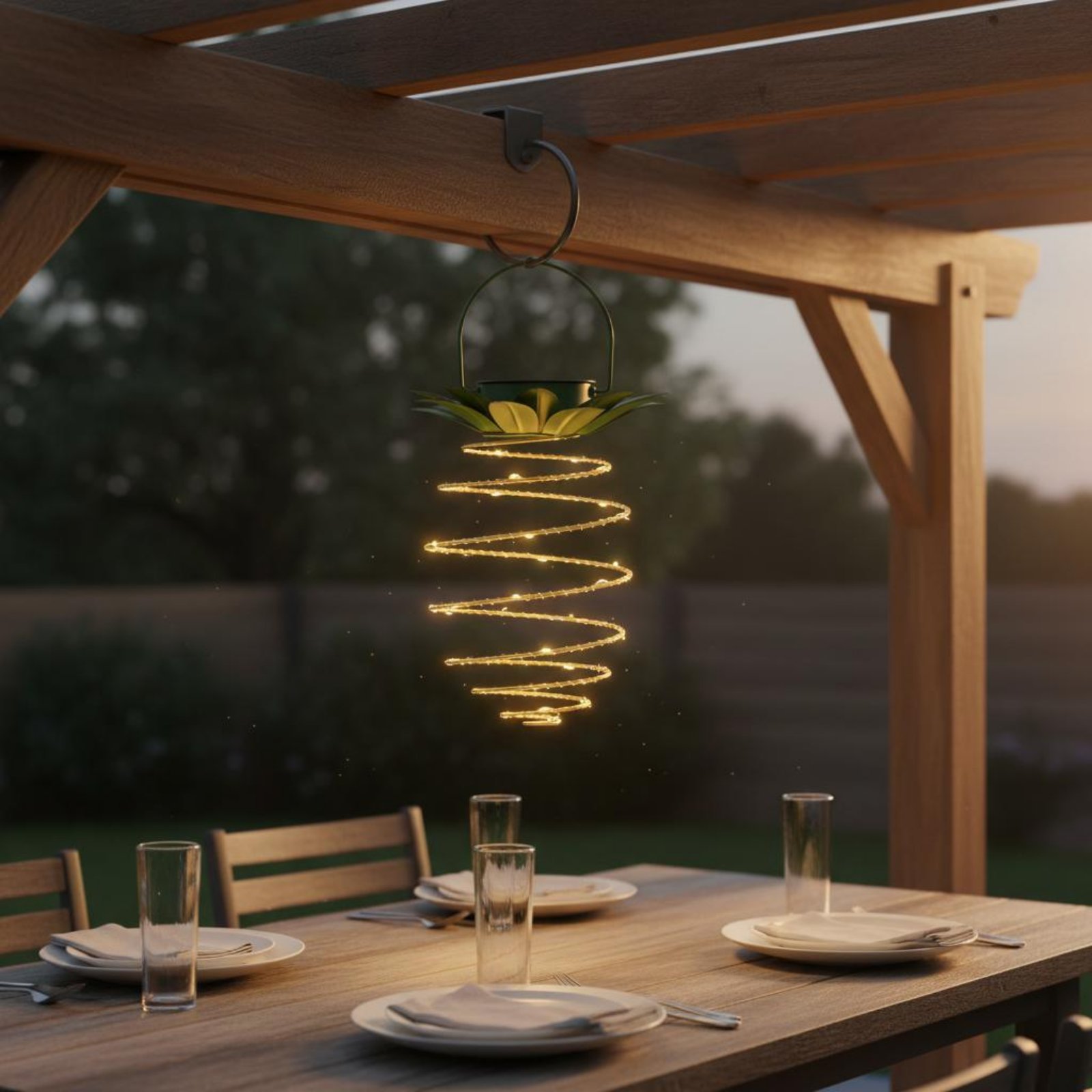 2 Pezzi Lampada Solare a Forma - Solar Lantern Hanging recensione e prezzo