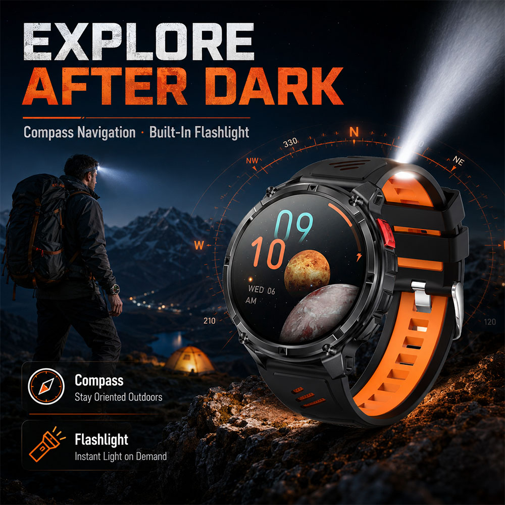 Smartwatch YAOCX AMOLED per Uo - Outdoor Lighting Ip Rating recensione e prezzo
