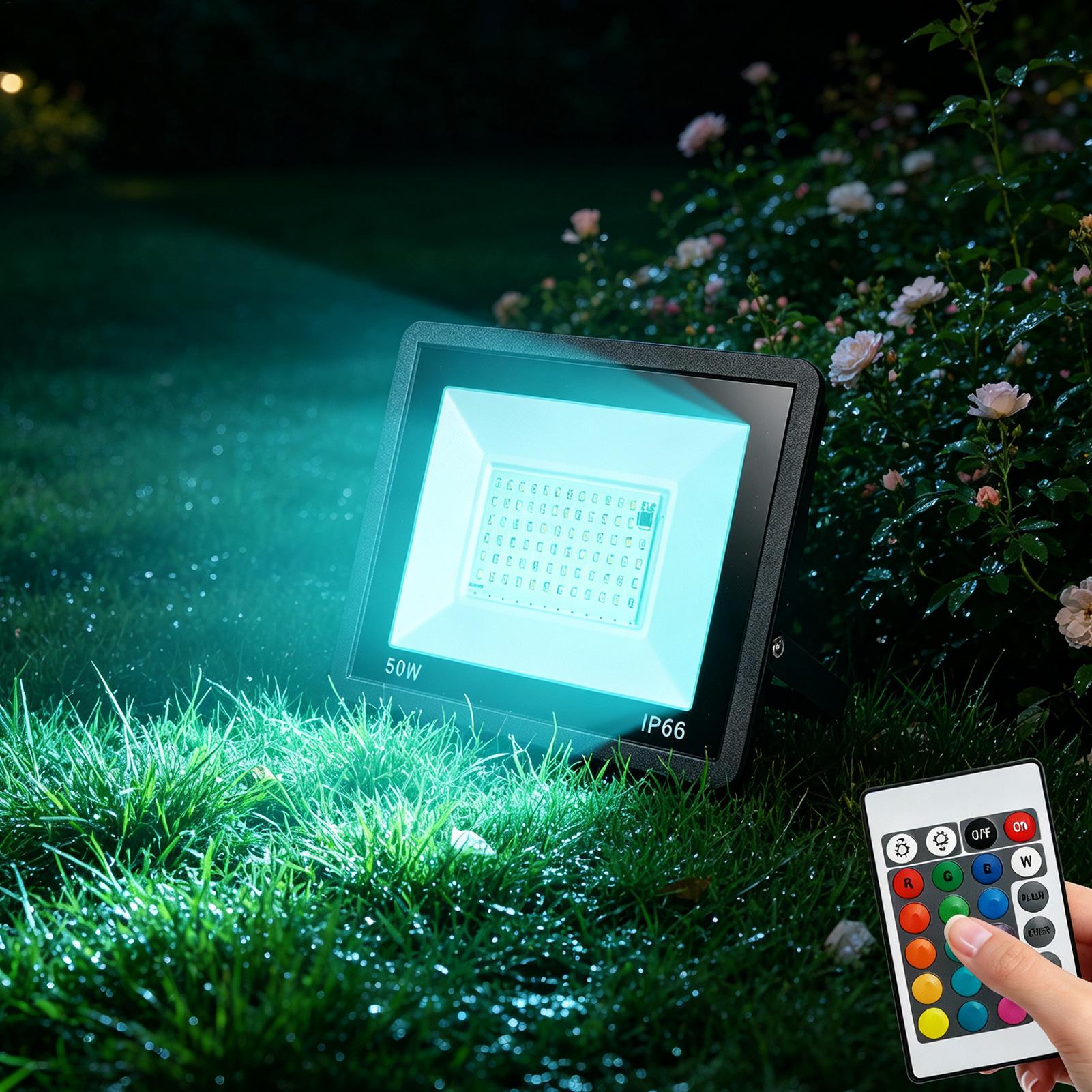 Faretto LED da esterno RGB con - Outdoor Yard Lighting Fixtures recensione e prezzo