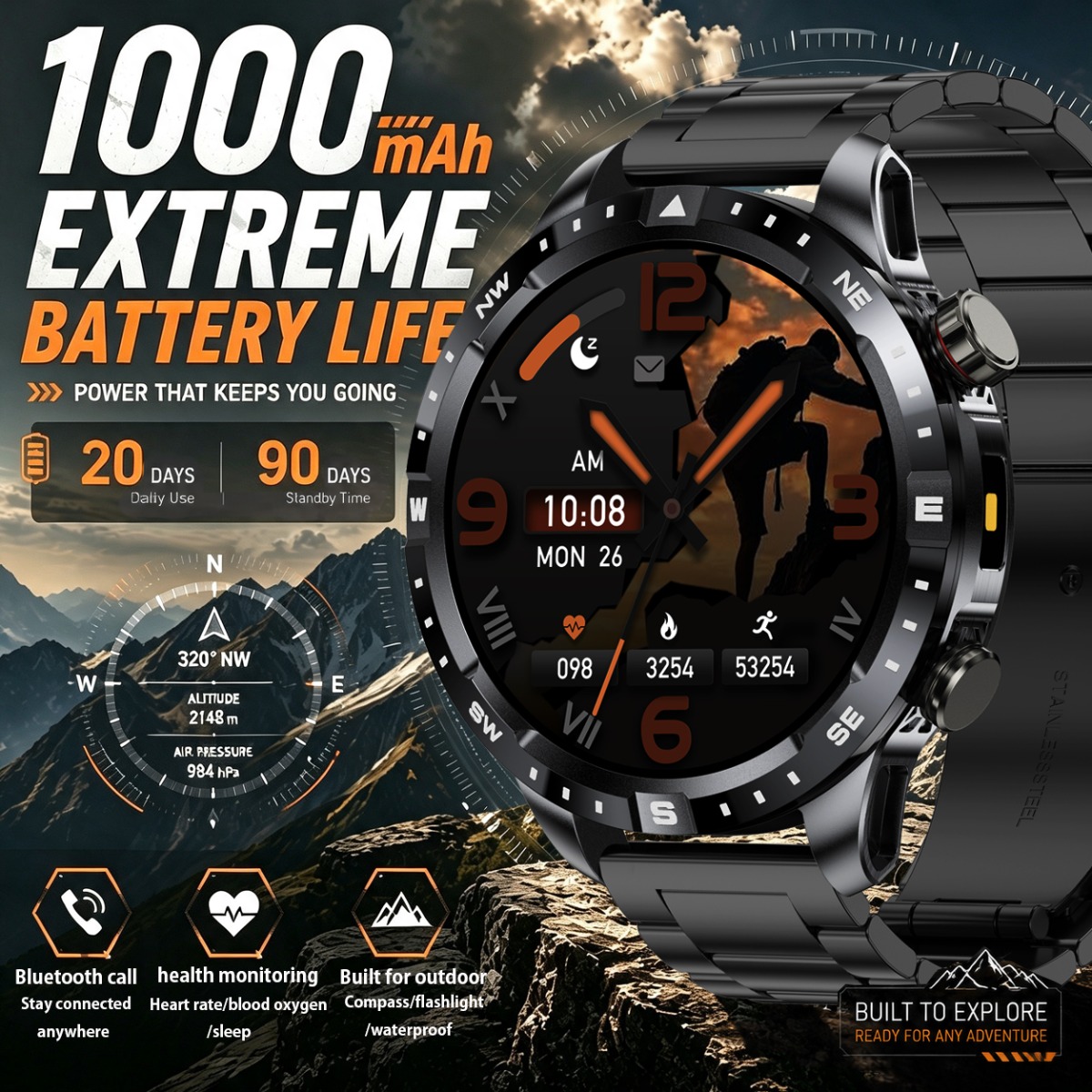 Smartwatch Sportivo da Uomo: B - Outdoor Lighting Ip Rating recensione e prezzo