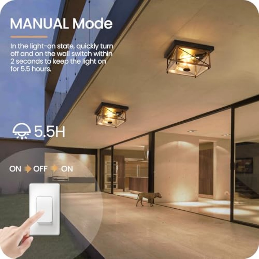Plafoniera da Esterno con Sens - Outdoor Lighting With Motion Sensor recensione e prezzo