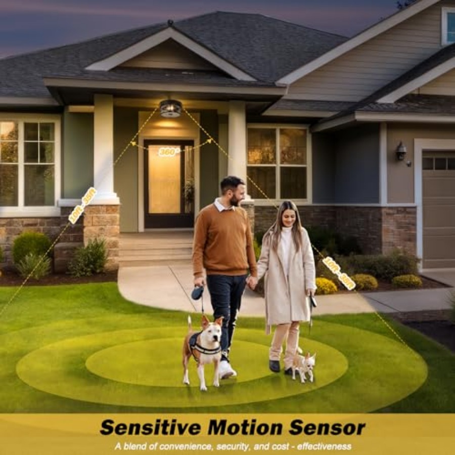 Lampada da soffitto per estern - Outdoor Lighting With Motion Sensor recensione e prezzo