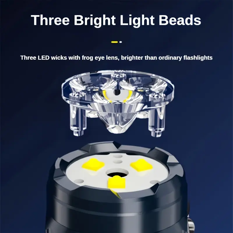 Mini torcia a 3 LED con clip p - Outdoor Lighting House recensione e prezzo