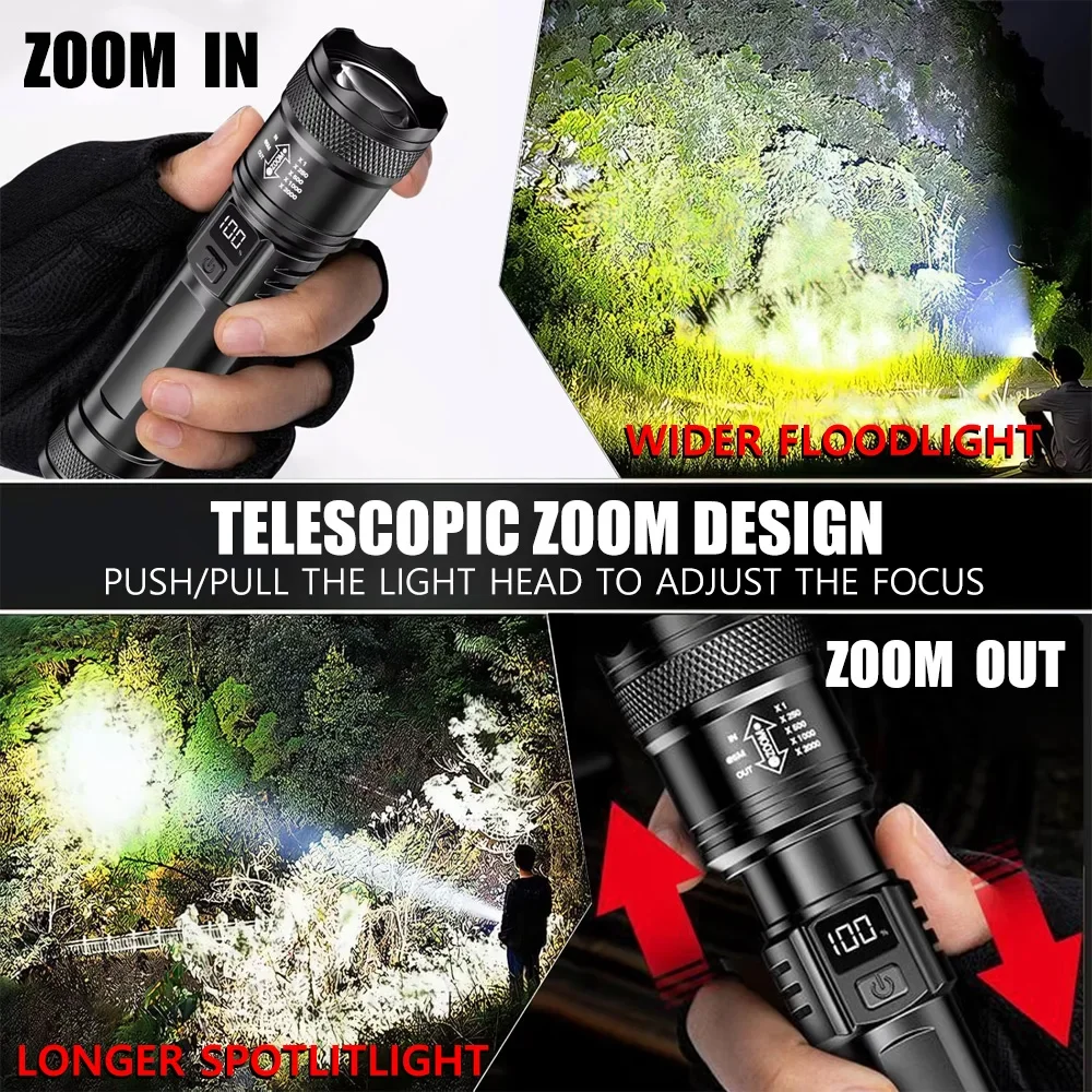 Torcia LED Ricaricabile Zoomab - Outdoor Lighting House recensione e prezzo
