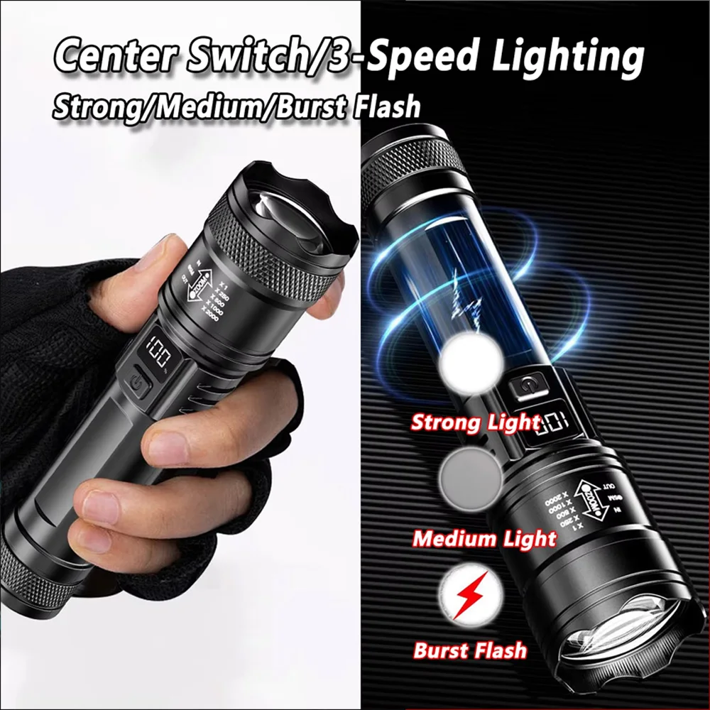 Torcia LED Ricaricabile Zoomab - Outdoor Lighting House recensione e prezzo
