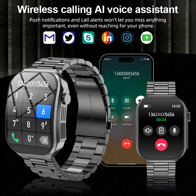 Smartwatch da Uomo con Schermo - Outdoor Lighting Ip Rating recensione e prezzo